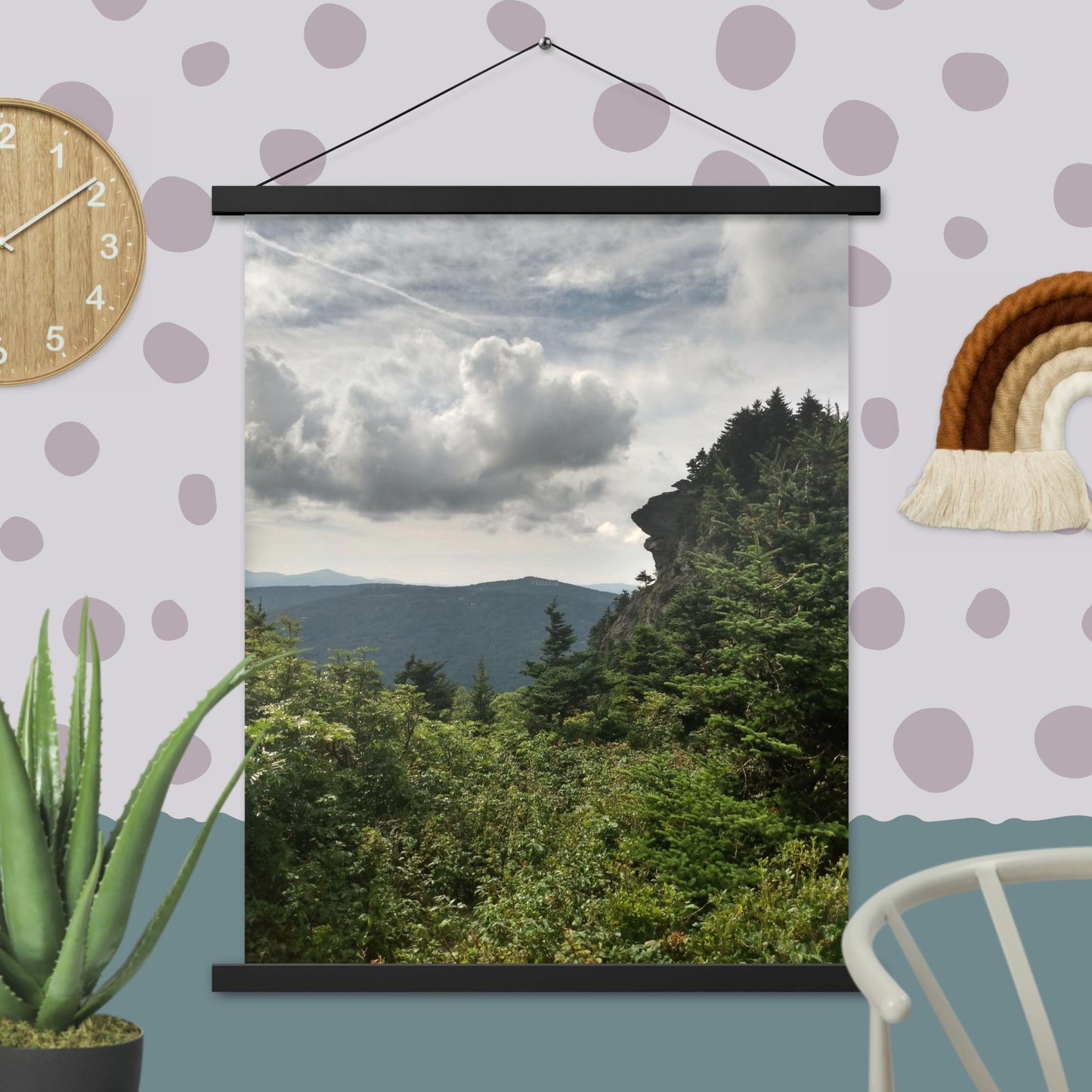 Poster with hangers, Mountain Peak, Landscape