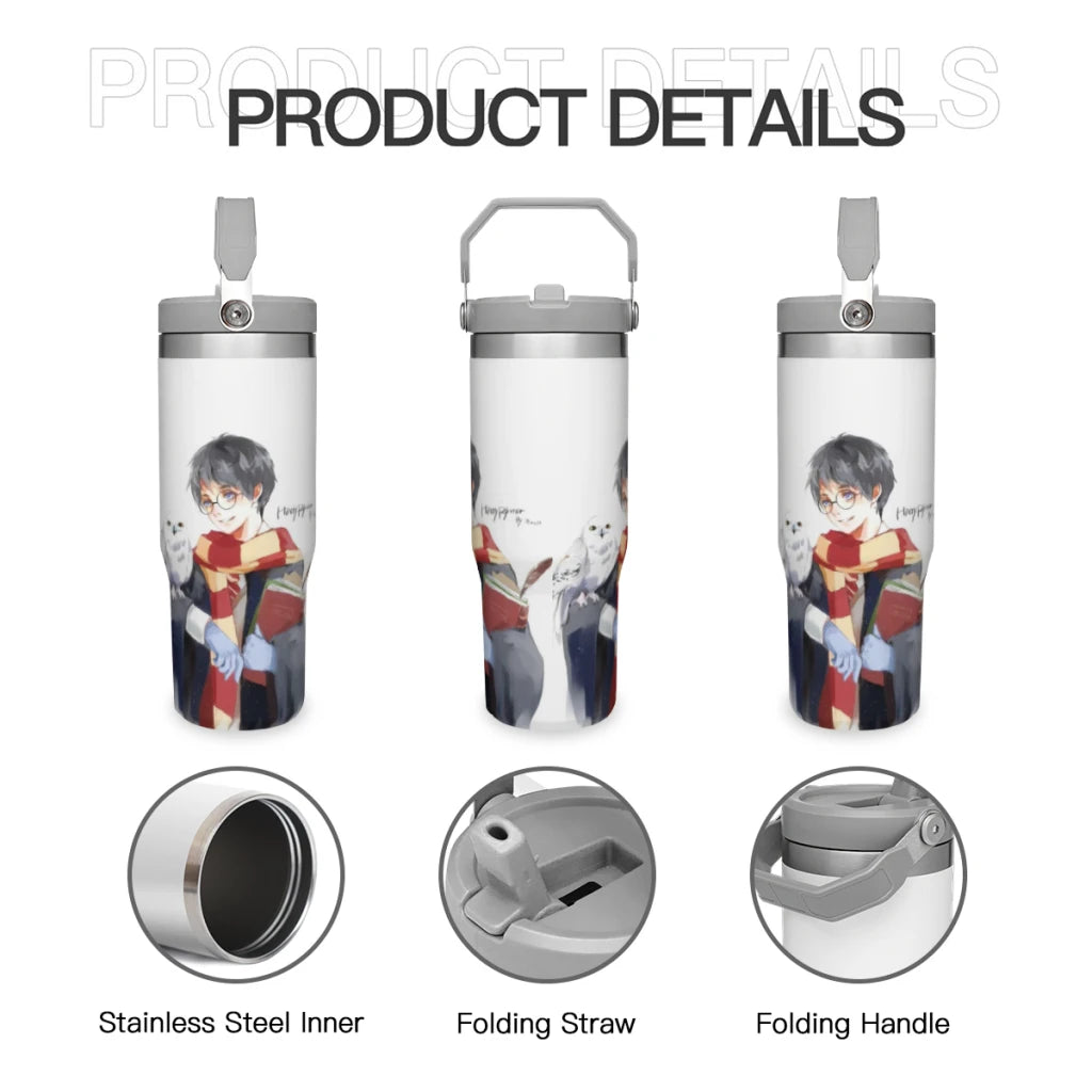 Harry Potter 30 oz Portable Car Cup Stainless Steel Insulated Tumblers Travel