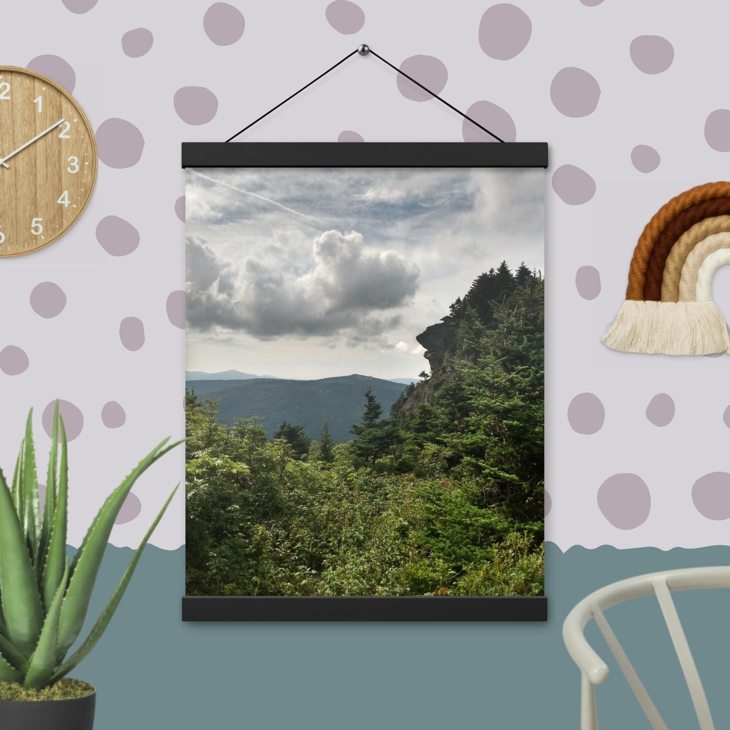 Poster with hangers, Mountain Peak, Landscape