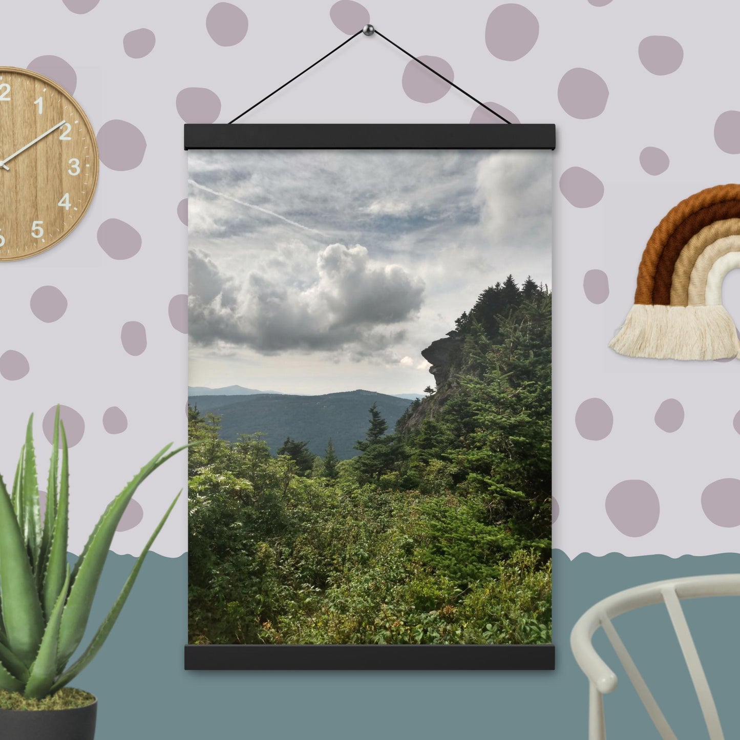 Poster with hangers, Mountain Peak, Landscape