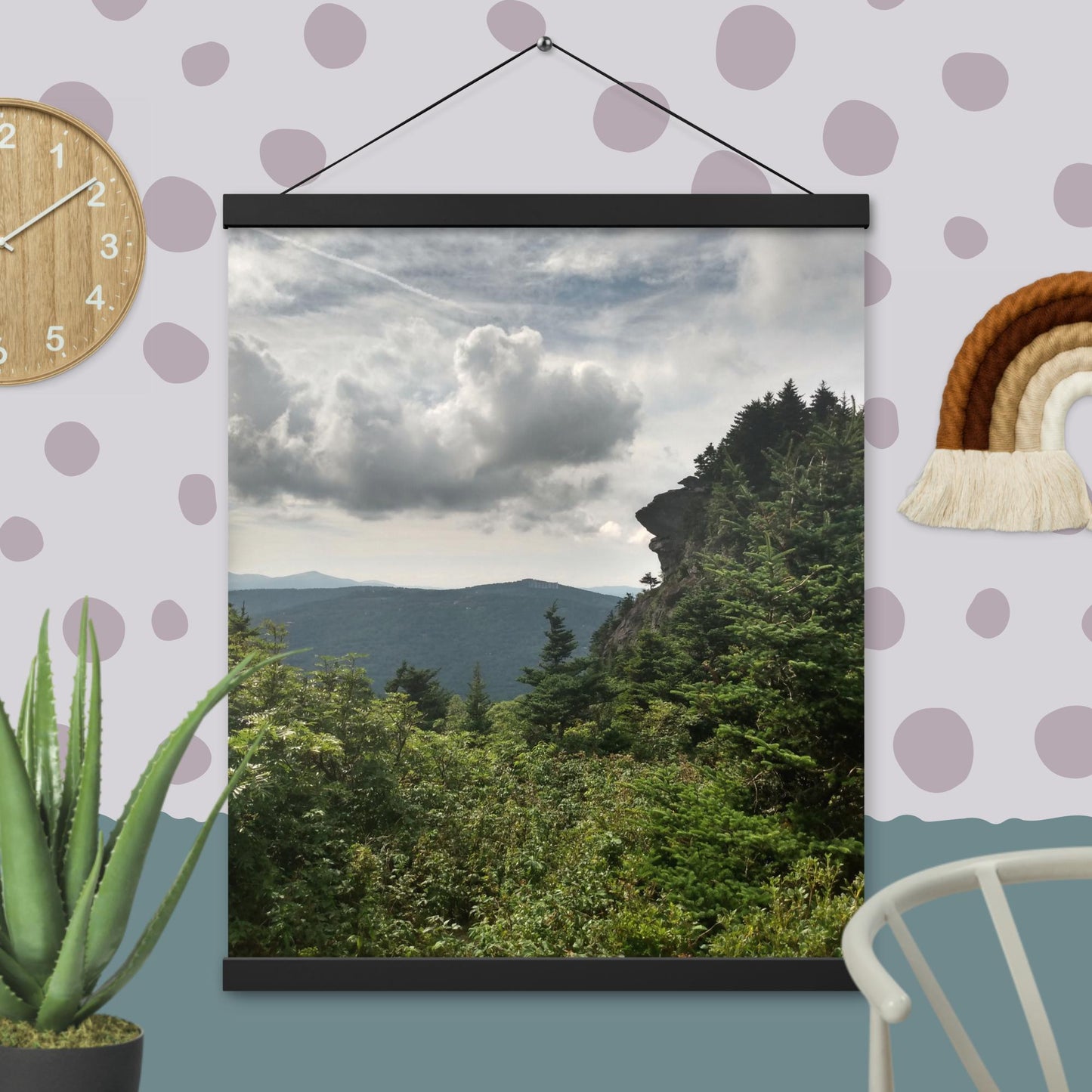 Poster with hangers, Mountain Peak, Landscape