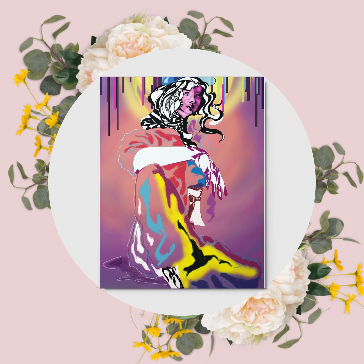 THE WOMAN, Metal prints