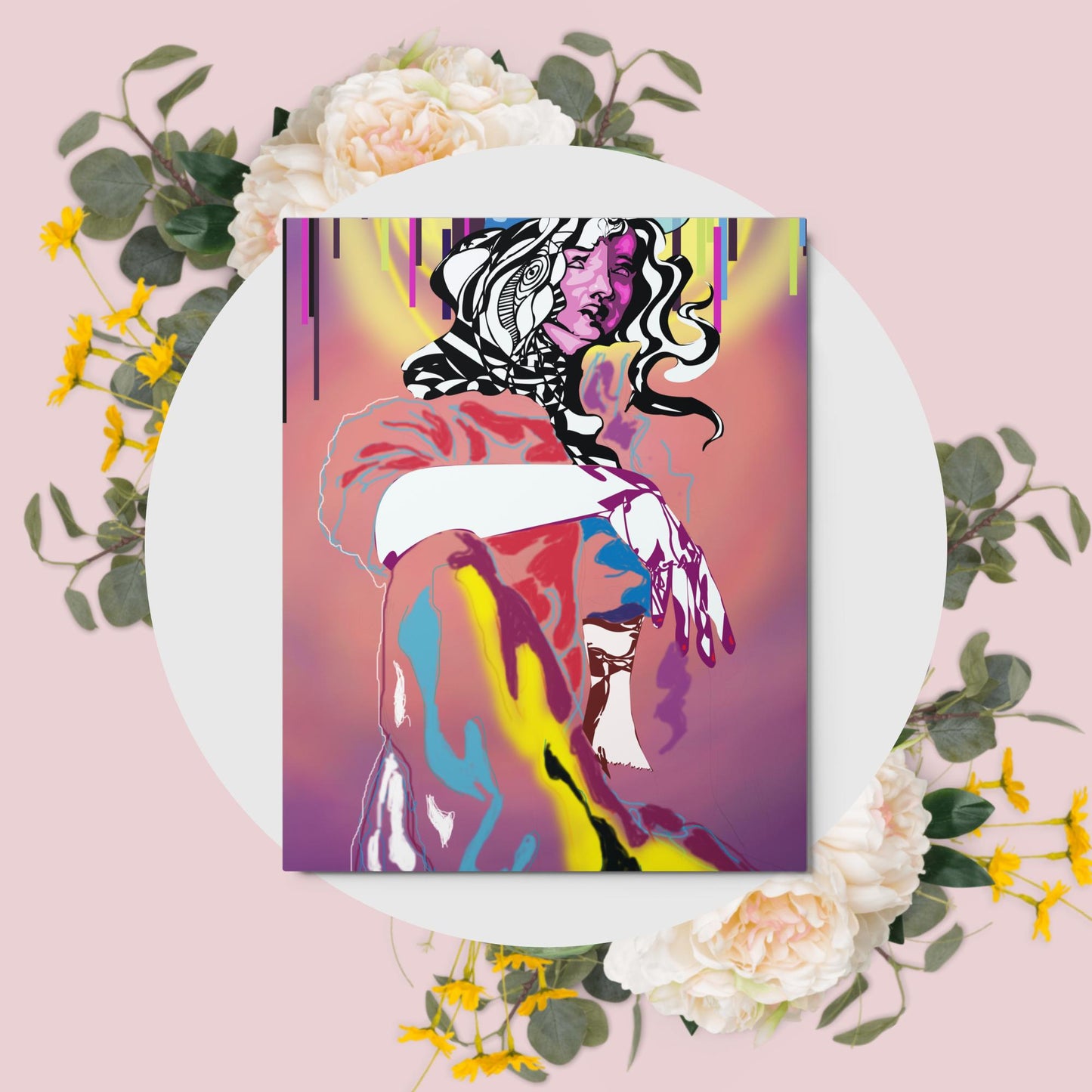 THE WOMAN, Metal prints
