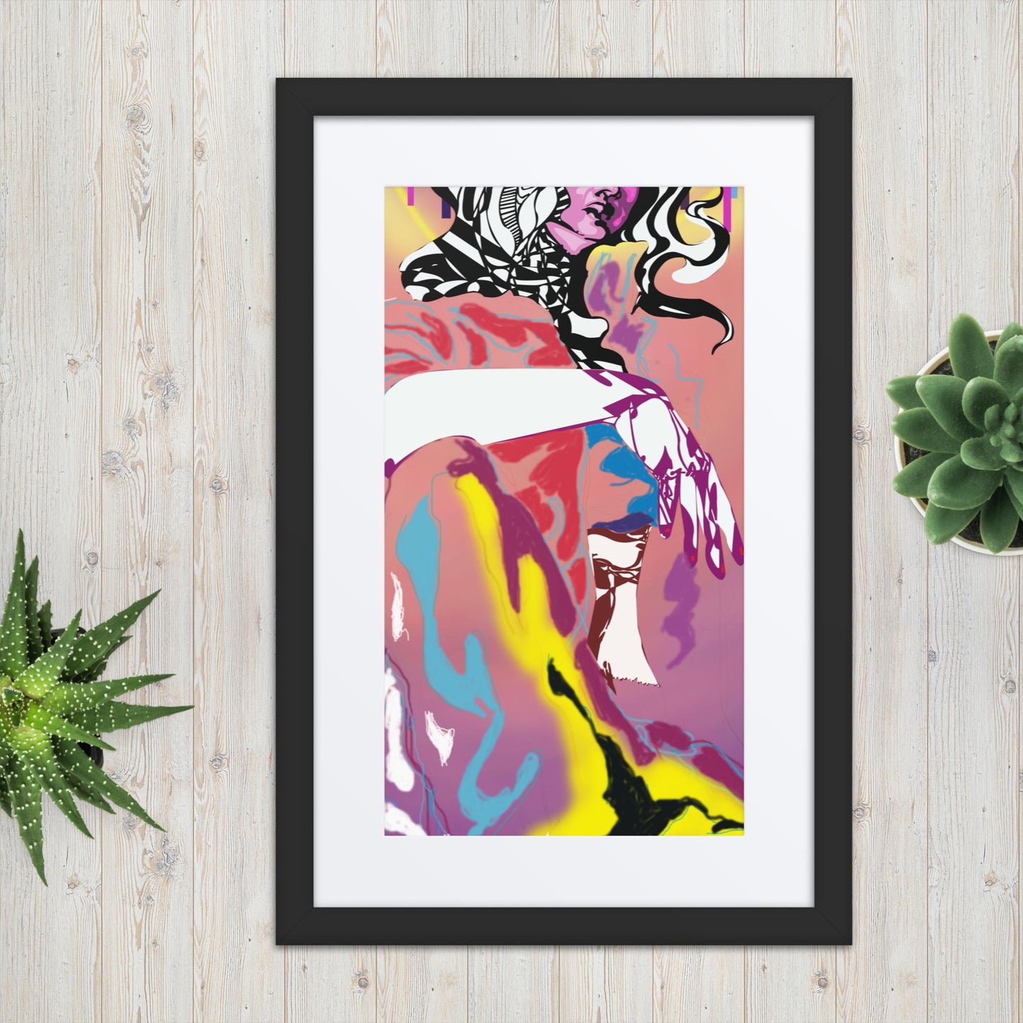 The Woman, Framed poster