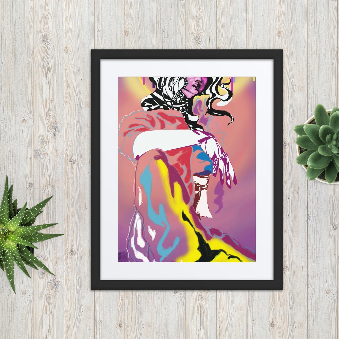 The Woman, Framed poster