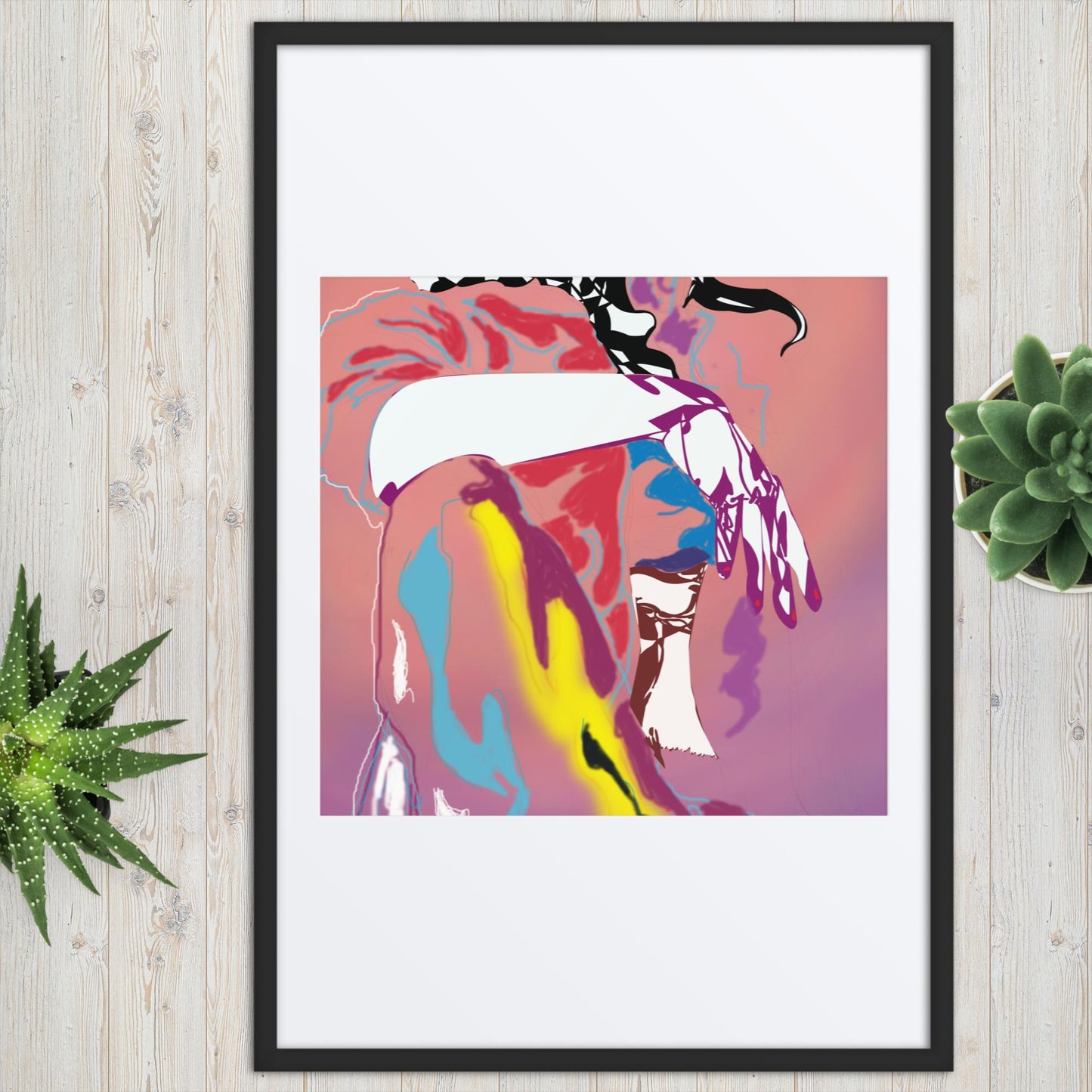 The Woman, Framed poster