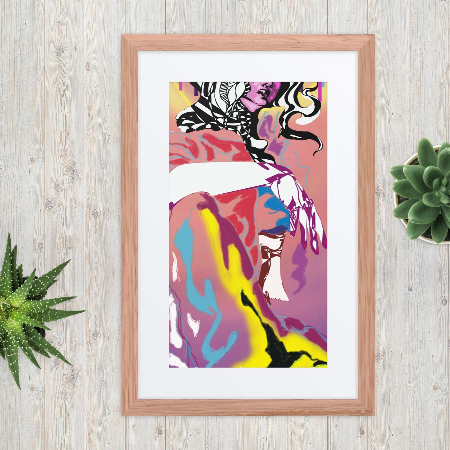 The Woman, Framed poster