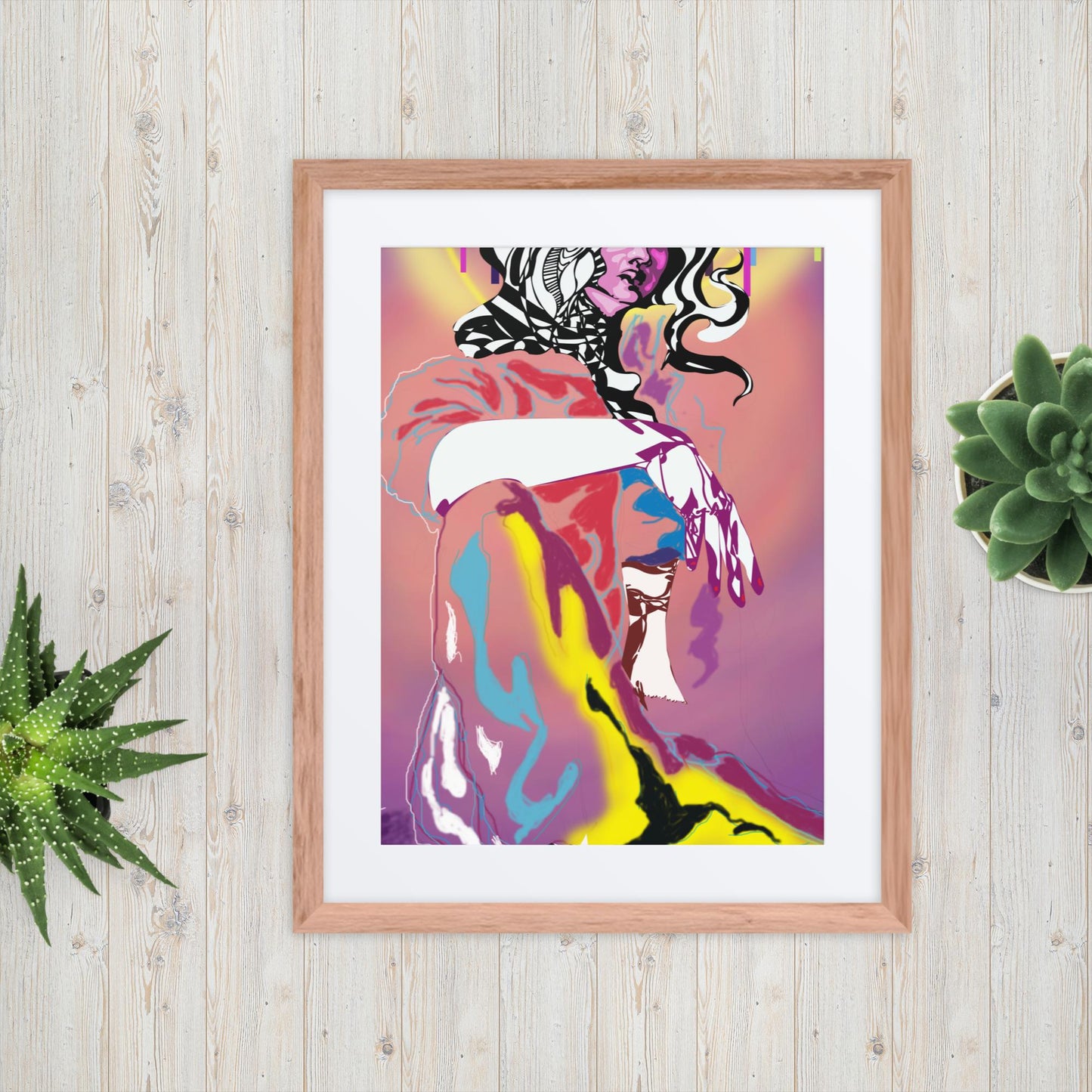 The Woman, Framed poster