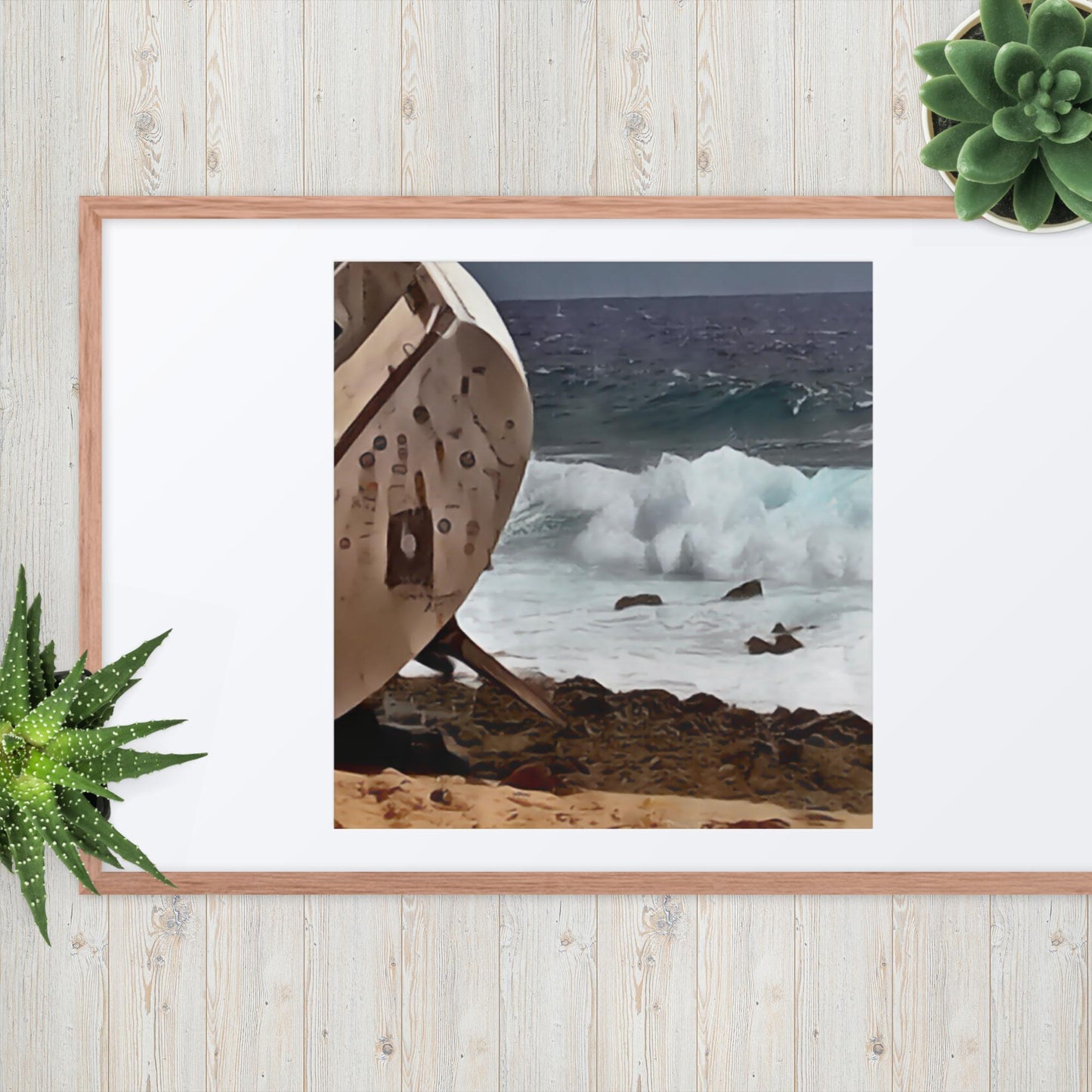 Ship-Wreck Painting, Framed poster