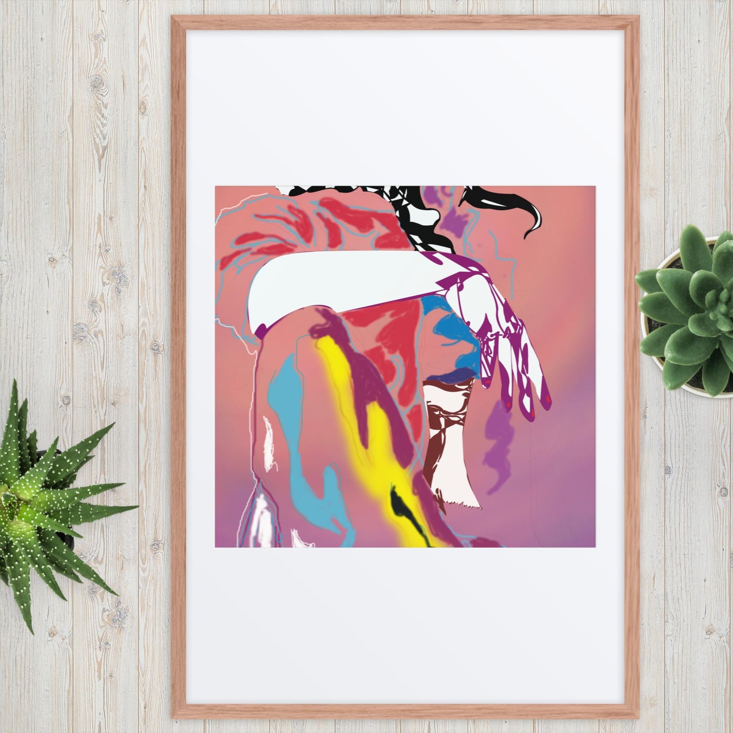 The Woman, Framed poster