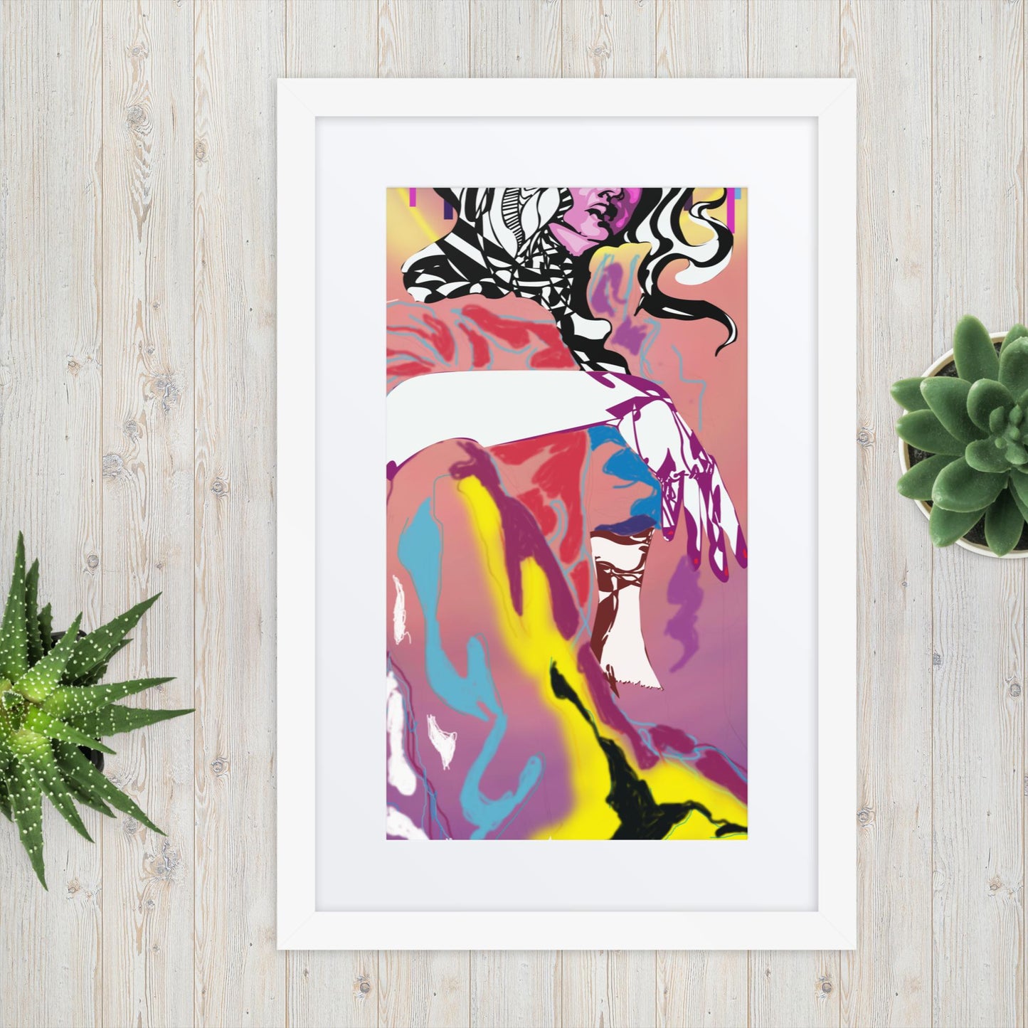 The Woman, Framed poster