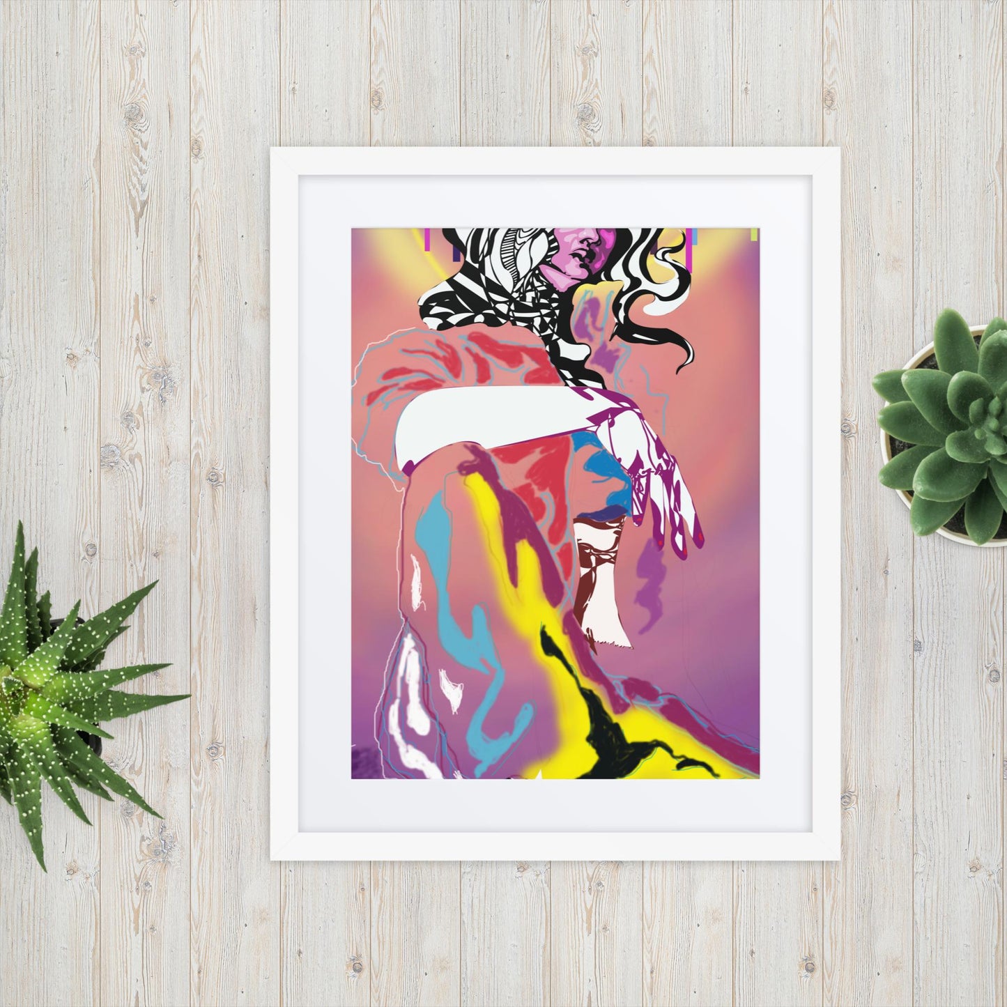 The Woman, Framed poster