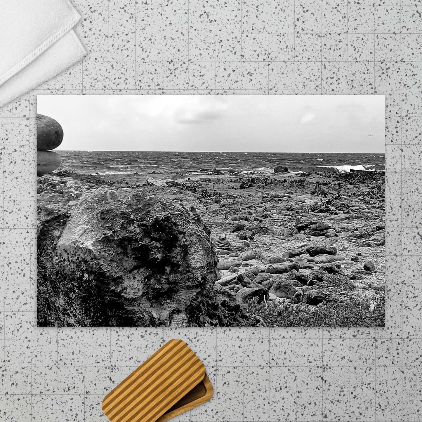 Black and White Photograph Standard Postcard