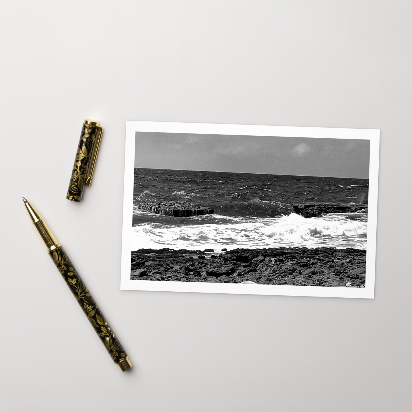 Black and White Standard Postcard Mailing Cards to Send