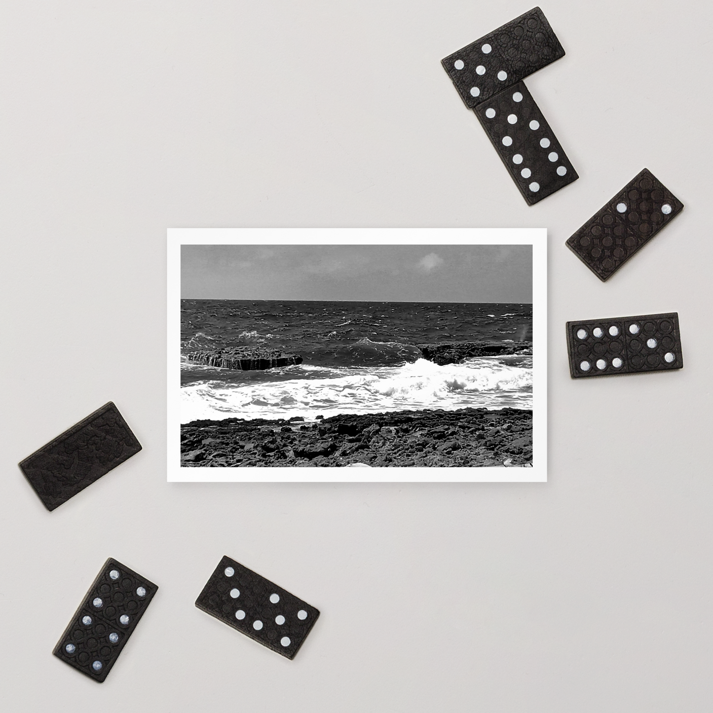 Black and White Standard Postcard Mailing Cards to Send