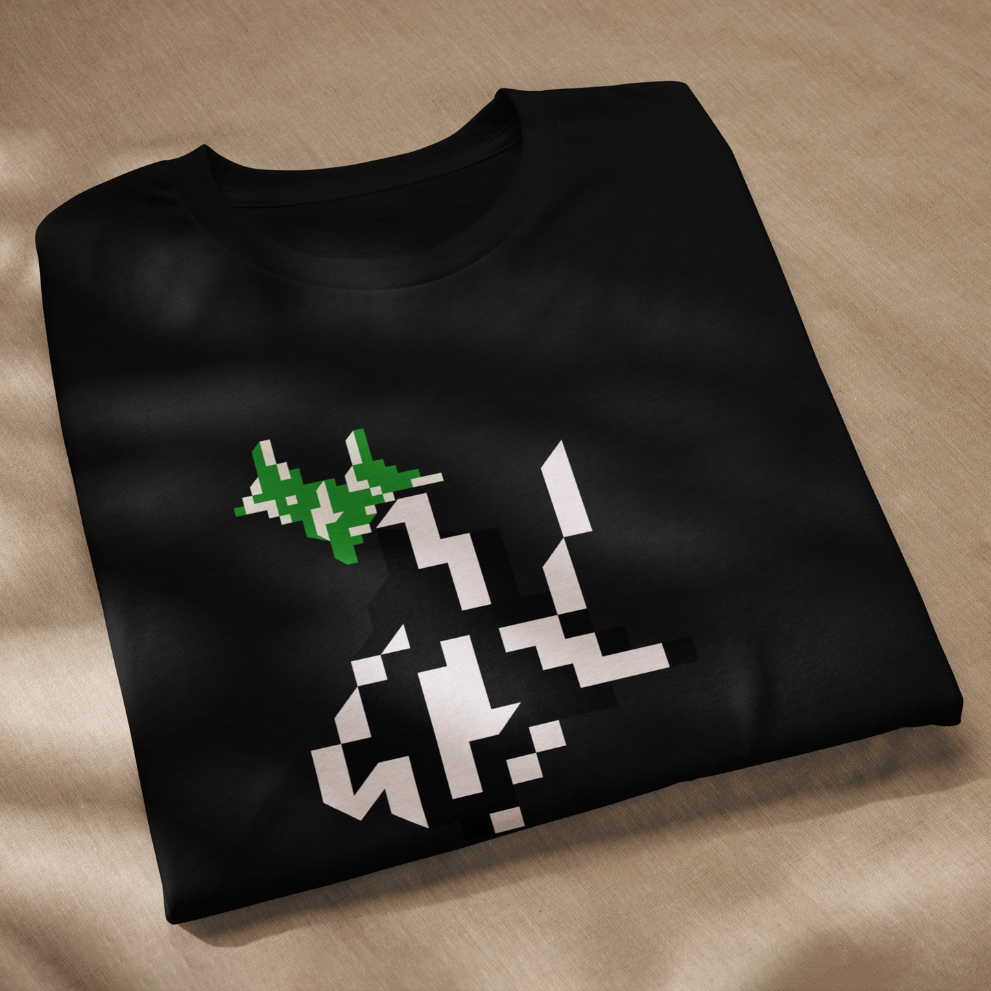BUILD, MONOCHROME, Unisex staple eco t-shirt, Athleisure Minimalist BUILD Pixel Graphic Tech Streetwear Fashion Gaming Gift Unisex Workout Top Comfortable Layer