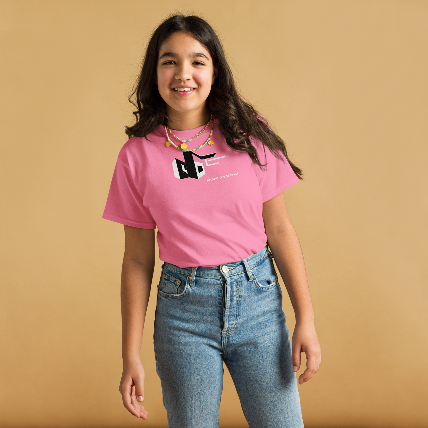 SHAPE THE WORLD, MONOCHROME DESIGN, Youth classic tee