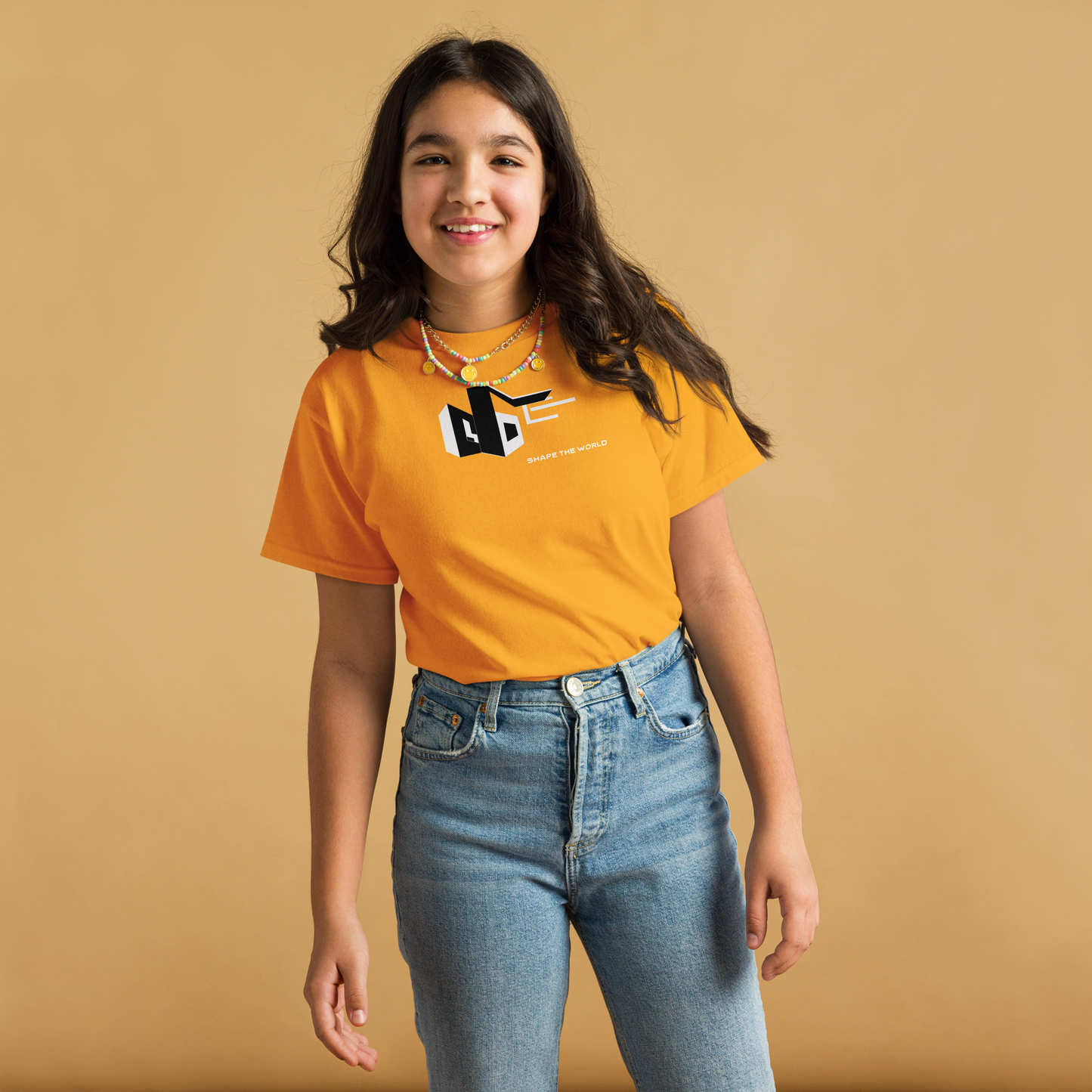 SHAPE THE WORLD, MONOCHROME DESIGN, Youth classic tee