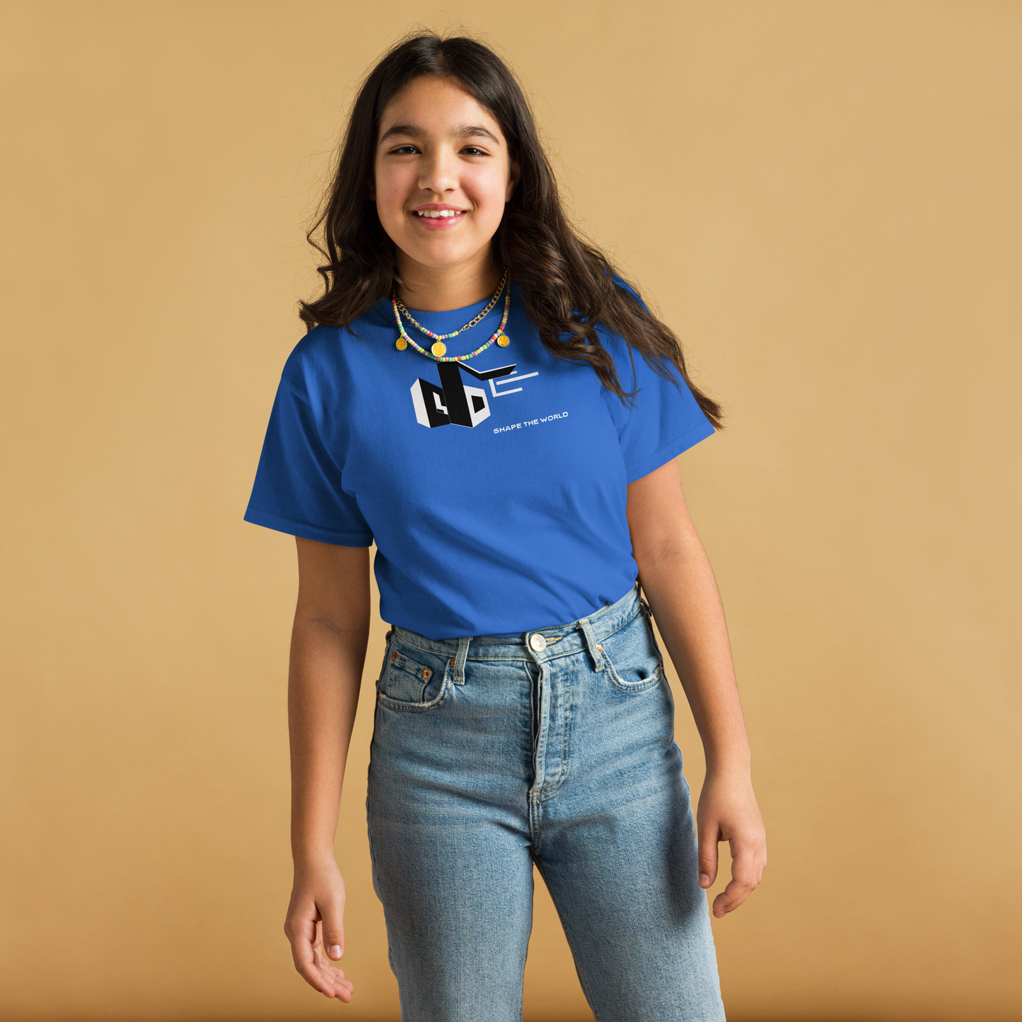 SHAPE THE WORLD, MONOCHROME DESIGN, Youth classic tee